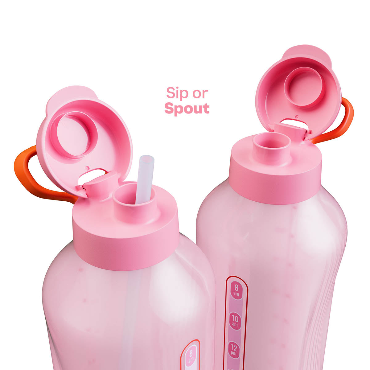 Tupperware? AquaVibe? Water Bottle | 67 oz./2 L (Pink) - Image 7