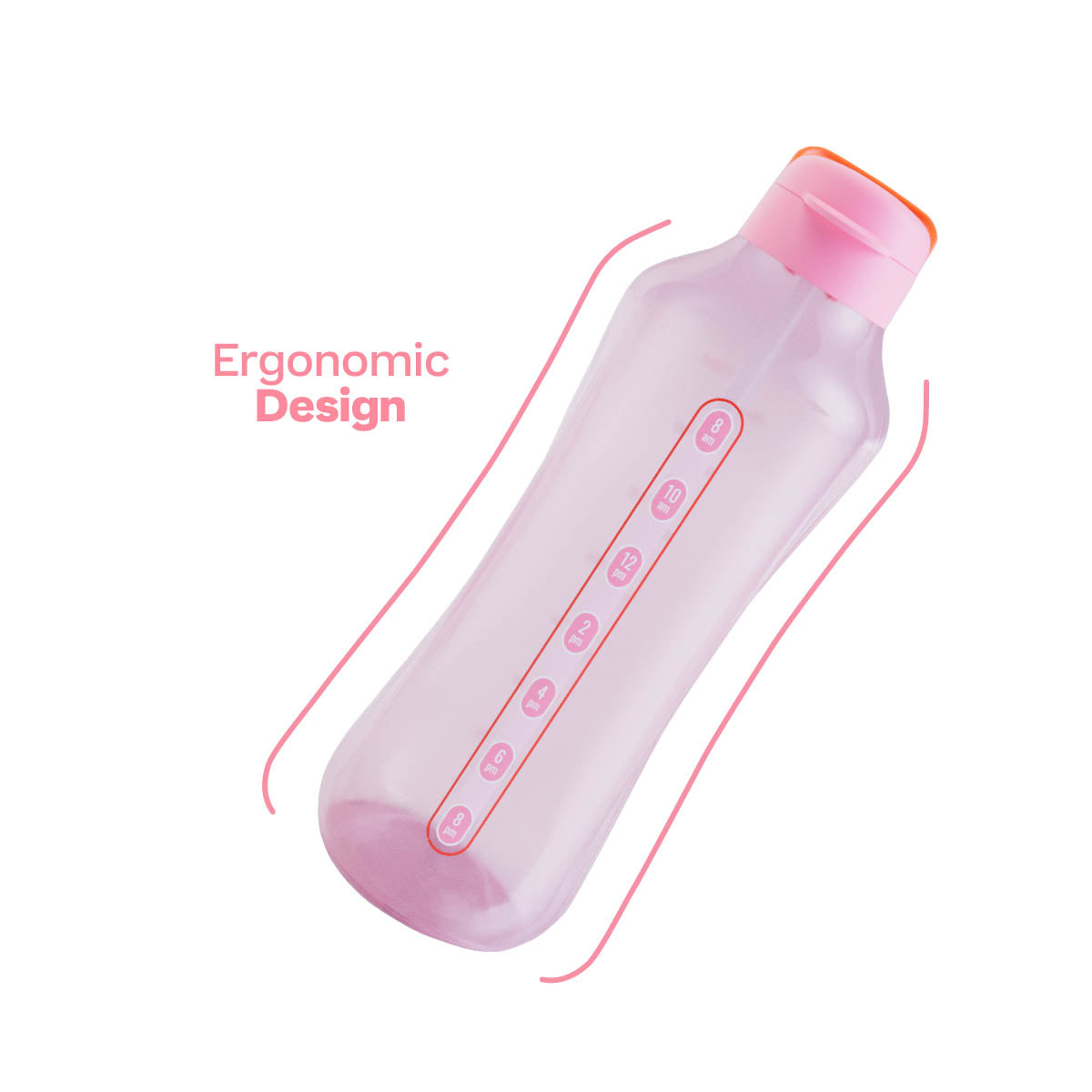 Tupperware? AquaVibe? Water Bottle | 67 oz./2 L (Pink) - Image 8