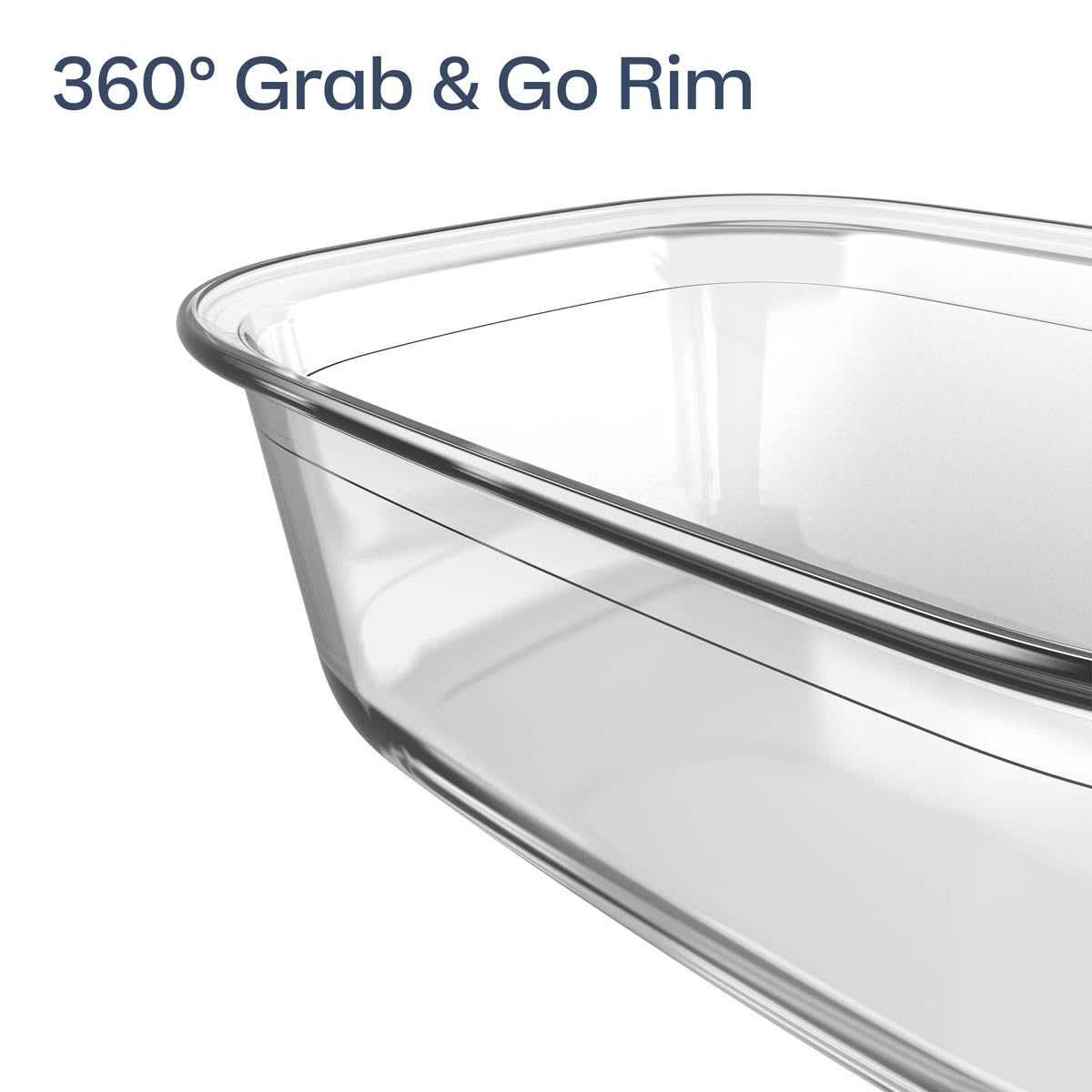 Tupperware Voila? Glass Food Storage Container | Rectangular Mini - Image 8