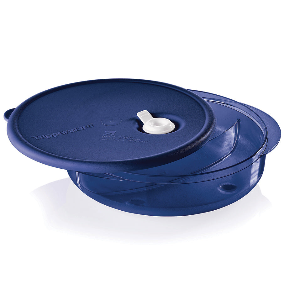 Vent 'N Serve? Round Divided Dish